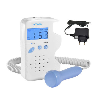 qualità  Cheap Price Plastic Hand-Held Ultrasound Manufacturer Prenatal Fetal Heart Rate Baby Heartbeat Monitor fabbrica